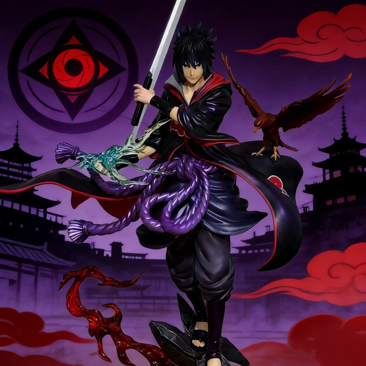 Naruto Uchiha Sasuke Figure 24cm - AniLoot AniLoot Naruto Uchiha Sasuke Figure 24cm
