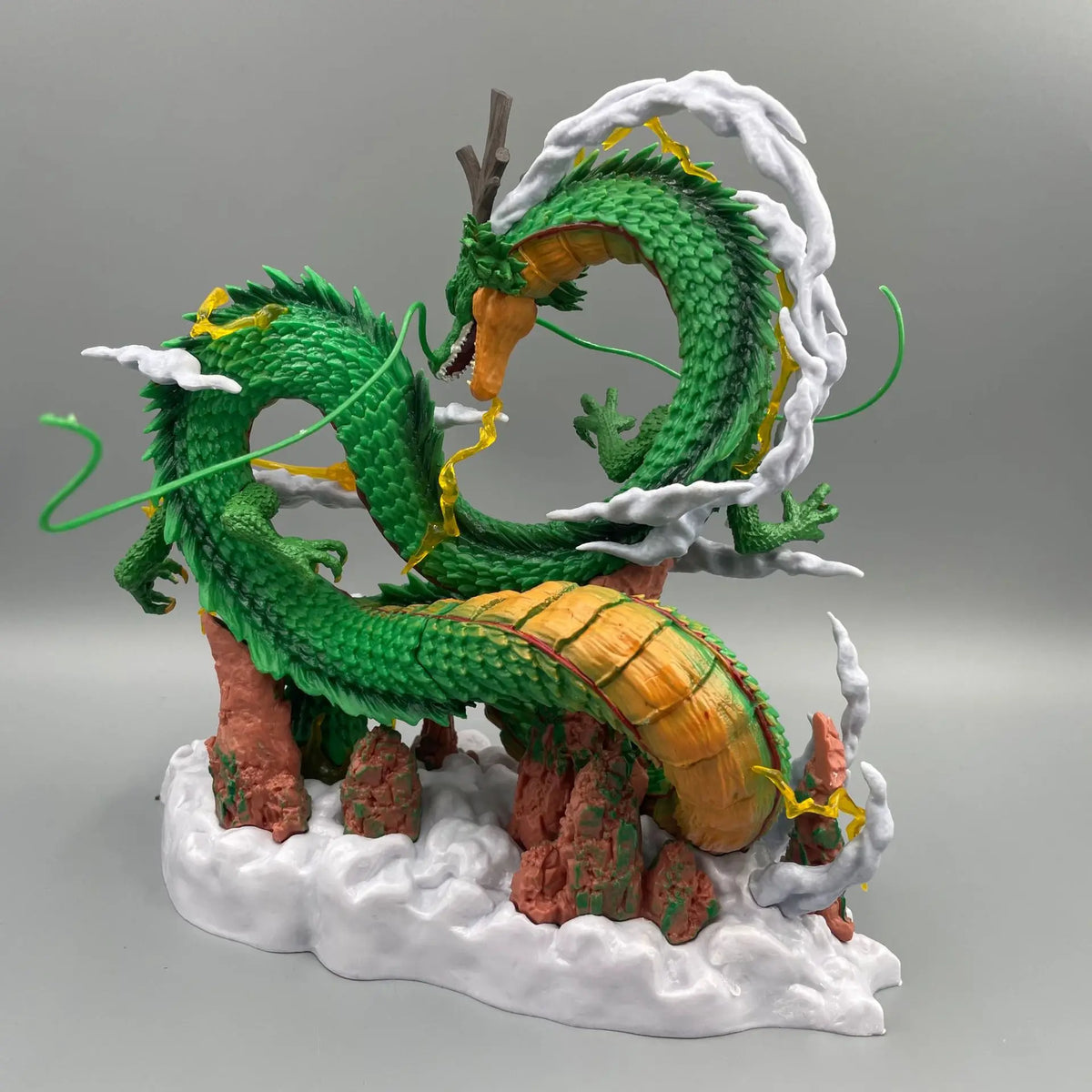 24cm Dragon Ball Shenron And Goku PVC Figure Statue - AniLoot AniLoot 24cm Dragon Ball Shenron And Goku PVC Figure Statue