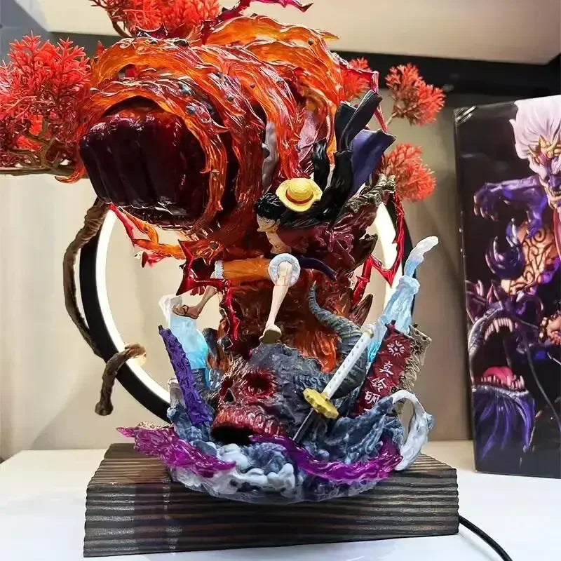 One Piece Luffy Gear 3 PVC Figure With LED Statue - AniLoot AniLoot One Piece Luffy Gear 3 PVC Figure With LED Statue