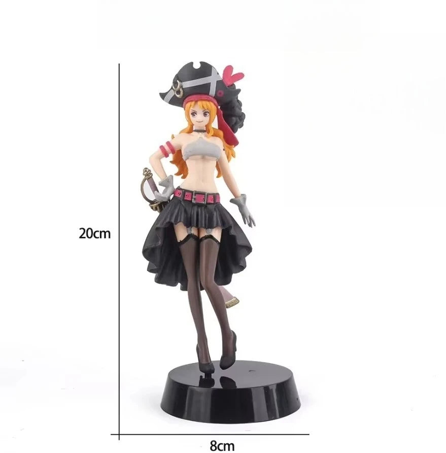 Nami Black Dress Anime Figure 19 cm PVC Collectible - AniLoot AniLoot Nami Black Dress Anime Figure 19 cm PVC Collectible
