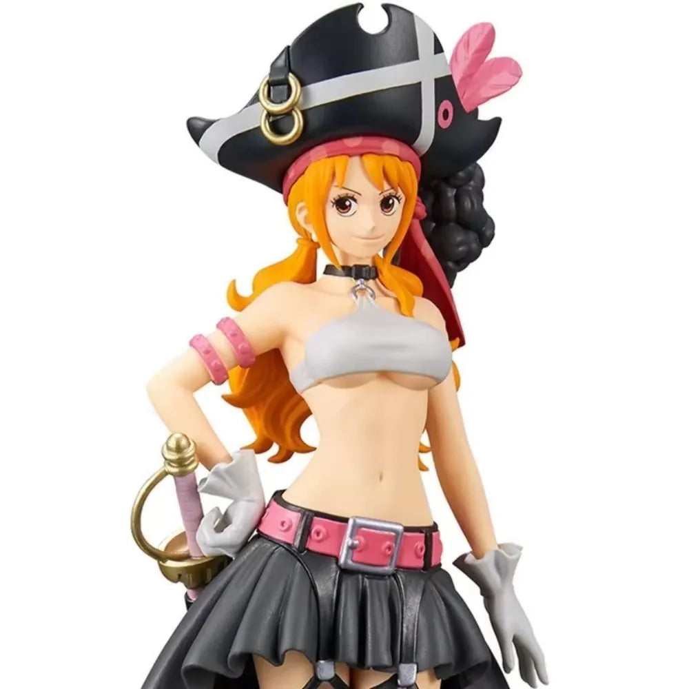 Nami Black Dress Anime Figure 19 cm PVC Collectible - AniLoot AniLoot Nami Black Dress Anime Figure 19 cm PVC Collectible