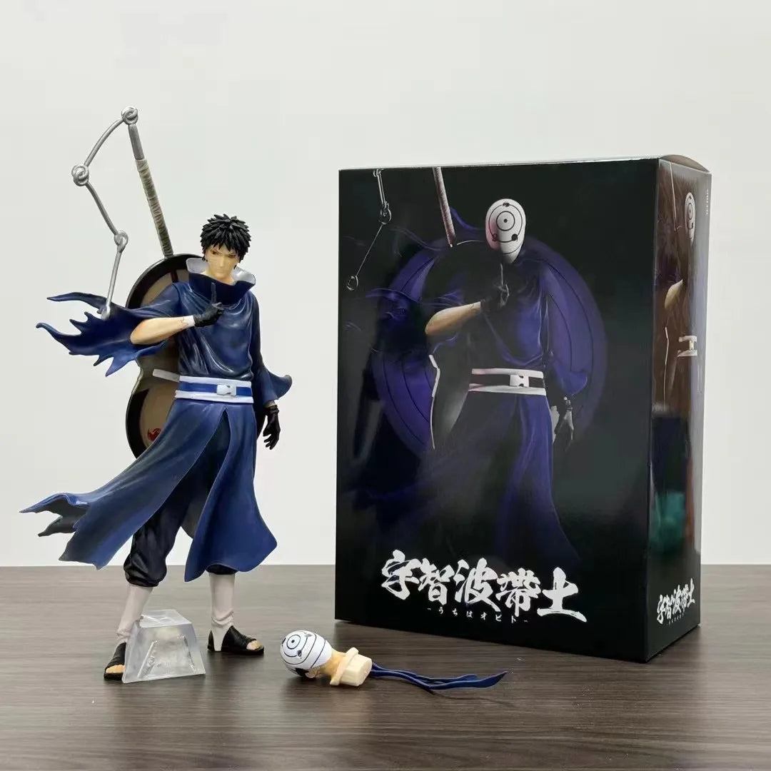 35 cm Uchiha Obito PVC Figure with Giant Wave Base - AniLoot AniLoot 35 cm Uchiha Obito PVC Figure with Giant Wave Base
