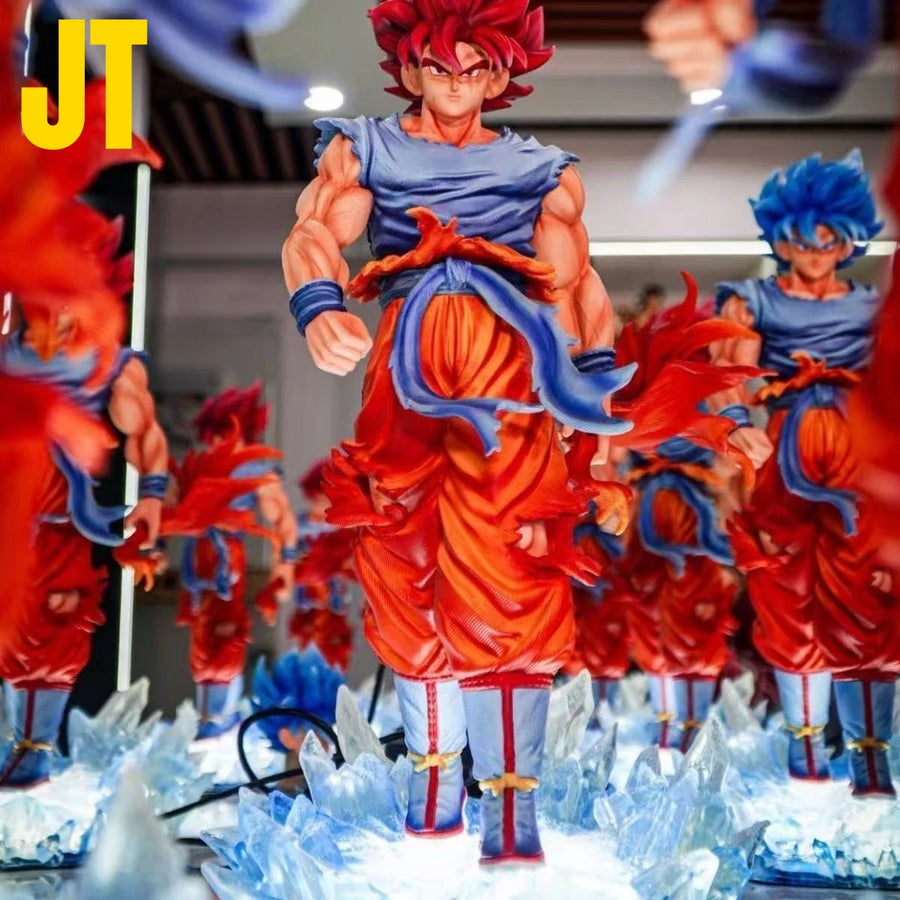 Super Saiyan Goku PVC Figure With LED Display Base