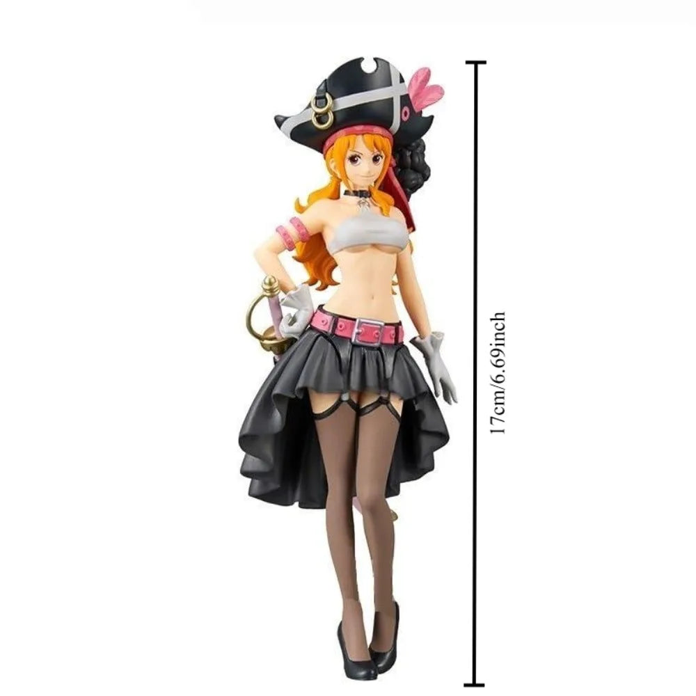Nami Black Dress Anime Figure 19 cm PVC Collectible - AniLoot AniLoot Nami Black Dress Anime Figure 19 cm PVC Collectible