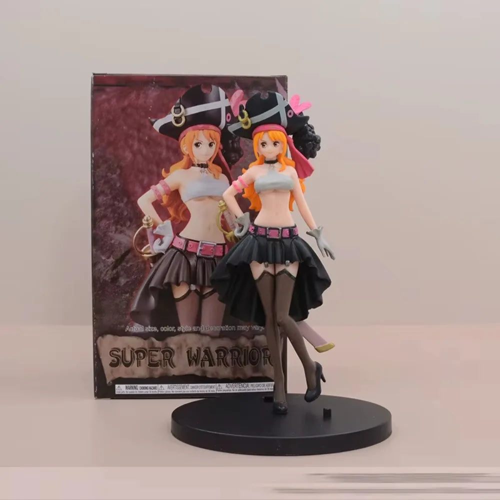 Nami Black Dress Anime Figure 19 cm PVC Collectible - AniLoot AniLoot Nami Black Dress Anime Figure 19 cm PVC Collectible