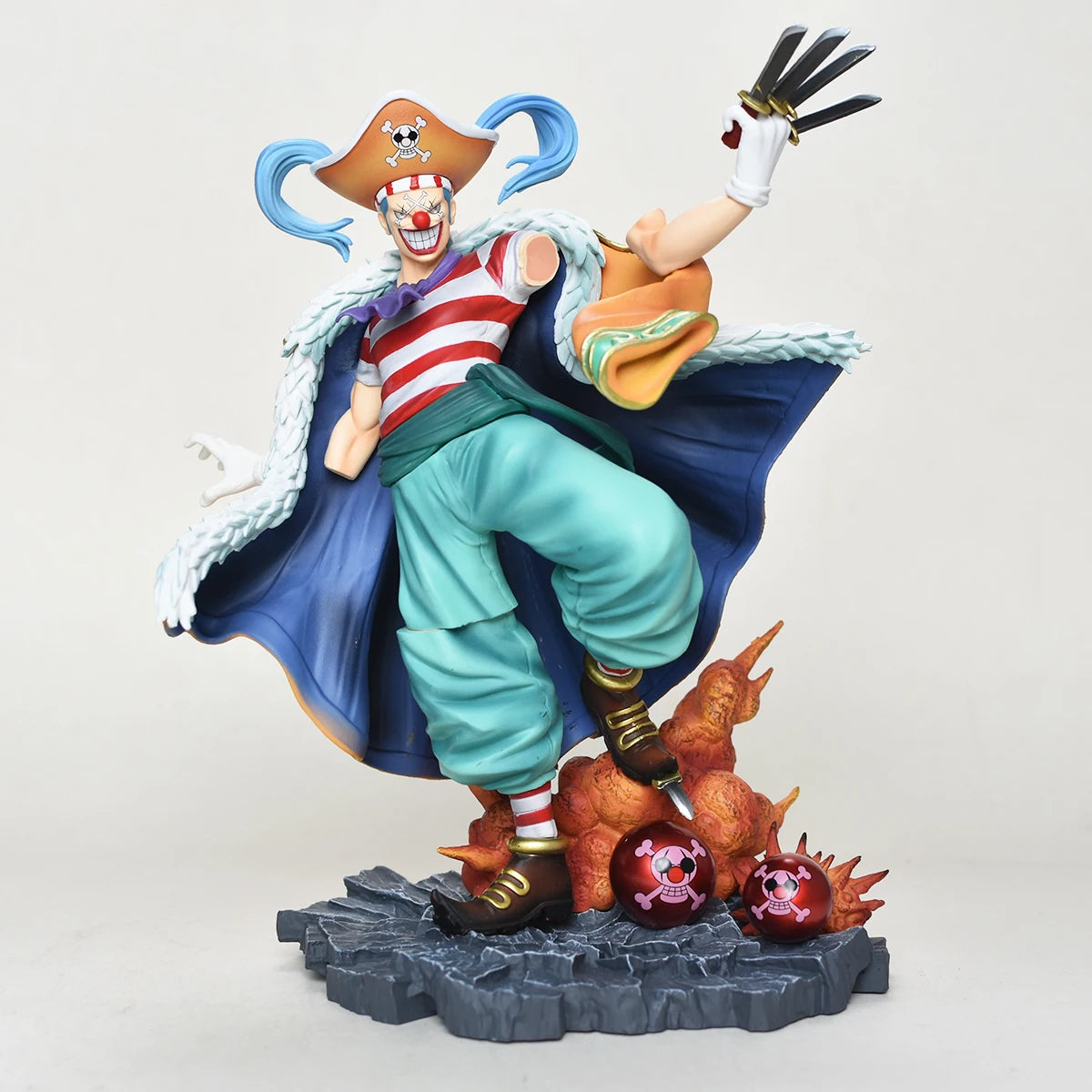 One Piece Buggy PVC Figure 25 cm Anime Collectible - AniLoot AniLoot One Piece Buggy PVC Figure 25 cm Anime Collectible