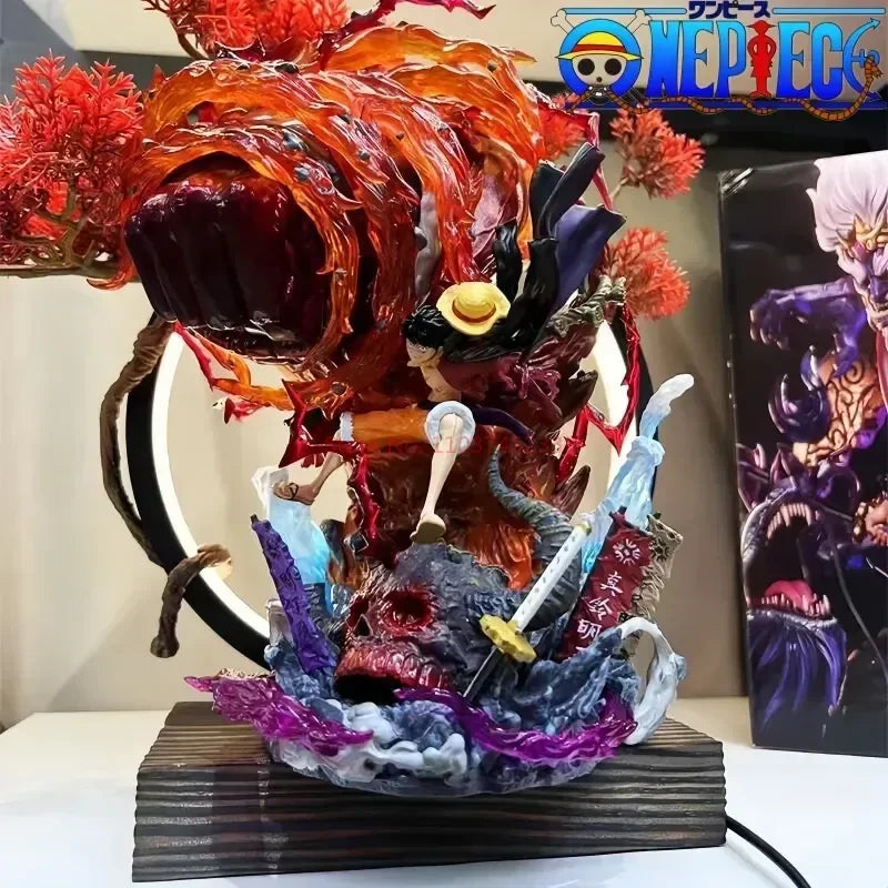 One Piece Luffy Gear 3 PVC Figure With LED Statue - AniLoot AniLoot One Piece Luffy Gear 3 PVC Figure With LED Statue