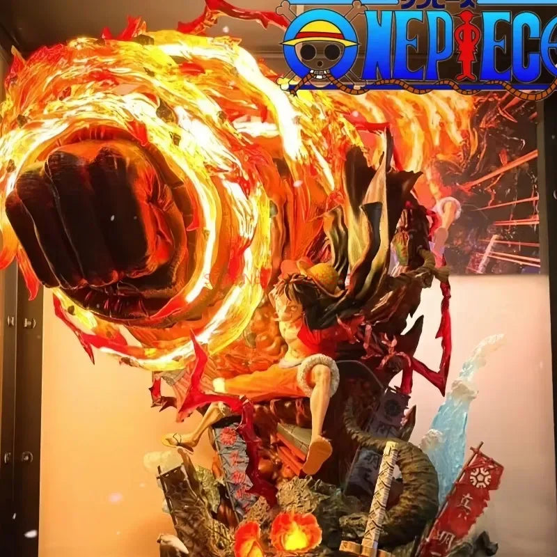 One Piece Luffy Gear 3 PVC Figure With LED Statue - AniLoot AniLoot One Piece Luffy Gear 3 PVC Figure With LED Statue