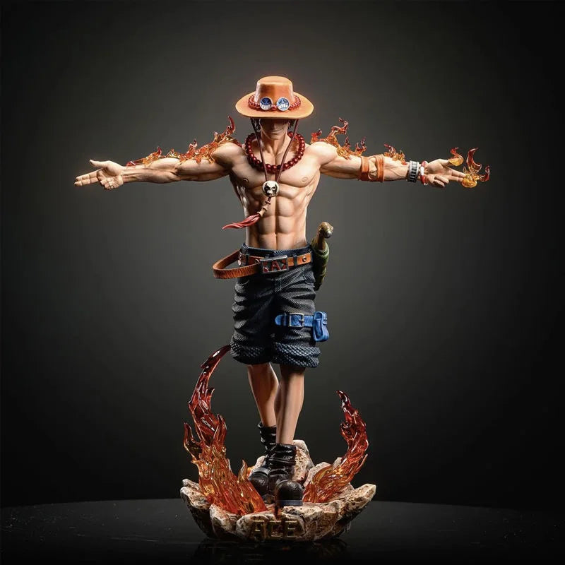 28 cm Ace Anime Action Figure PVC Collectible Statue - AniLoot AniLoot 28 cm Ace Anime Action Figure PVC Collectible Statue