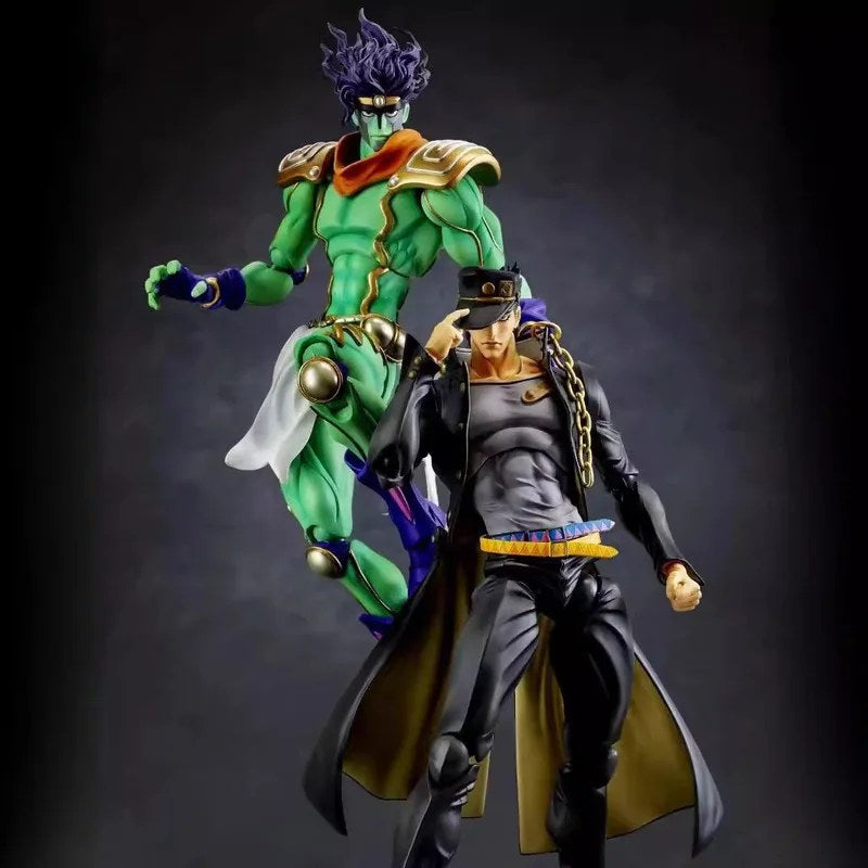 Jojo Bizarre Adventure Jotaro Kujo Star Platinum Figure 25 Cm - AniLoot AniLoot Jojo Bizarre Adventure Jotaro Kujo Star Platinum Figure 25 Cm